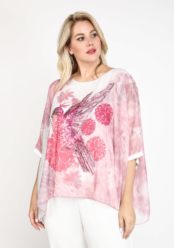 Блуза Яркий полет шир.  580, рис. 1