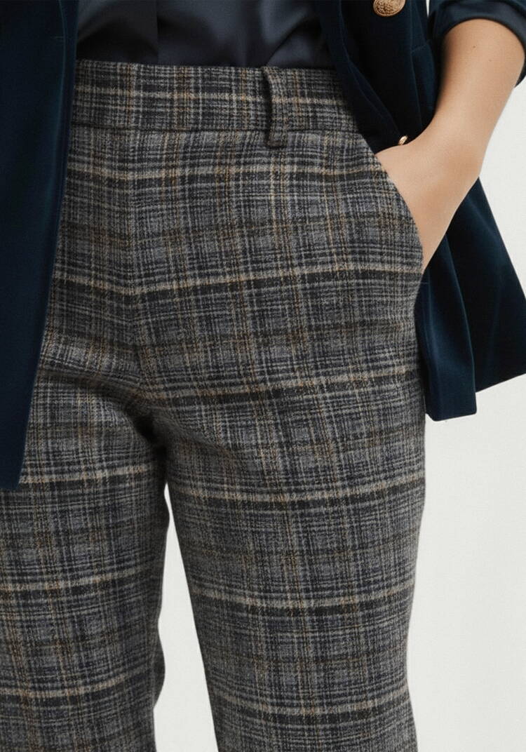 Брюки классические зауженные шир.  750, рис. 13