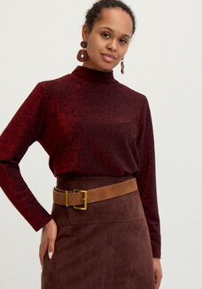 Блуза свободного кроя с мерцанием