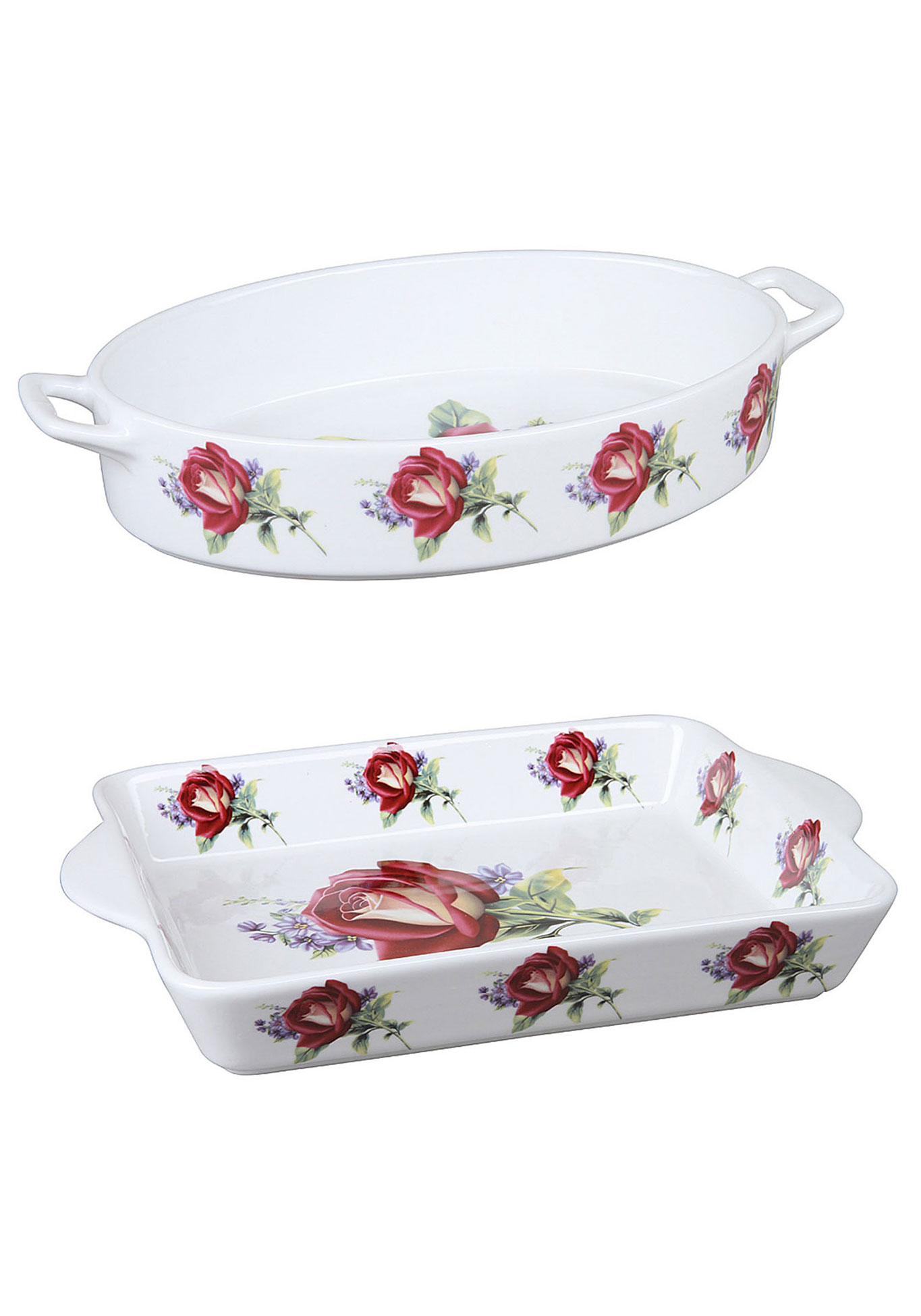 

Набор форм для запекания и сервировки "Королевская роза", 2 шт.