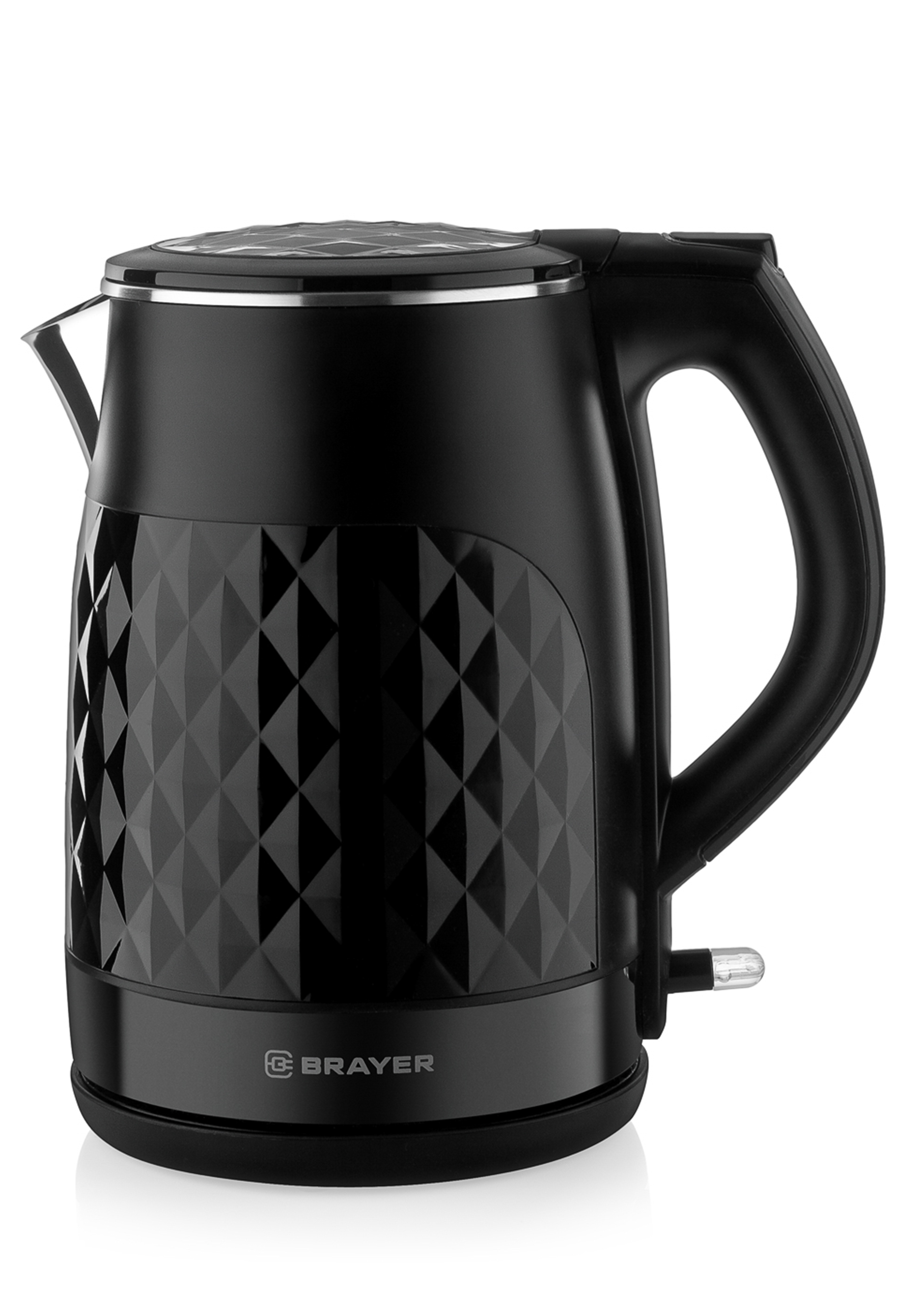 Чайник электрический с покрытием "Кул Тач" BRAYER, цвет черный