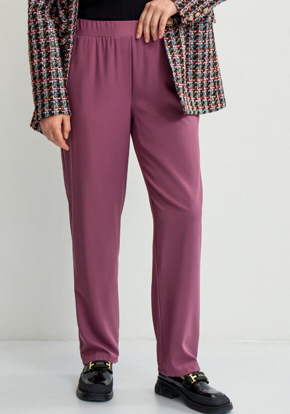 Брюки прямые с имитацией гульфика Элис шир.  580, рис. 2