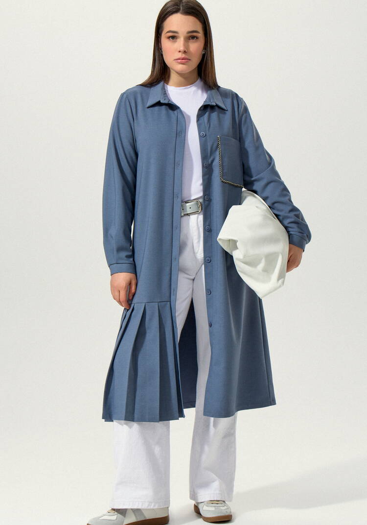 Платье-рубашка с декорированным карманом шир.  750, рис. 12