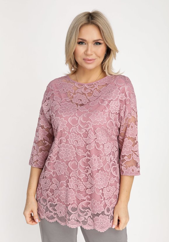 Блуза Изящное кружево шир.  580, рис. 1