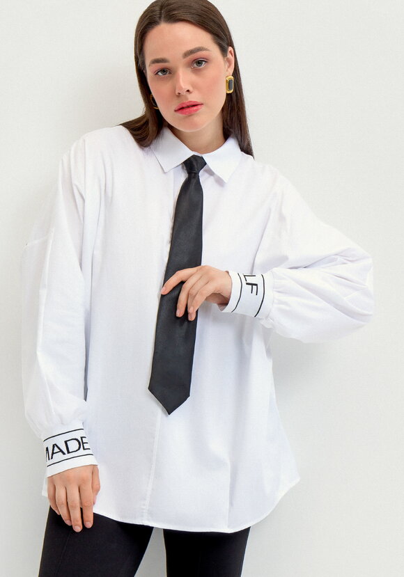 Рубашка с принтом на спине и рукавах шир.  580, рис. 1