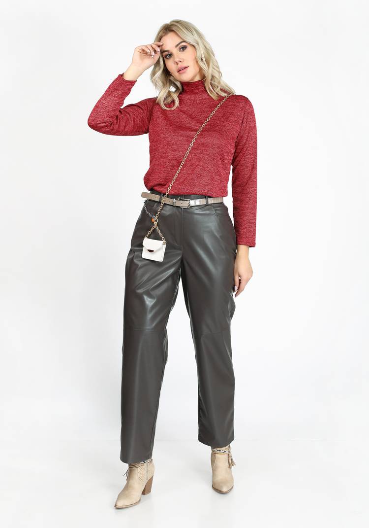 Водолазка с высоким горлом из мягкой ангоры шир.  750, рис. 3