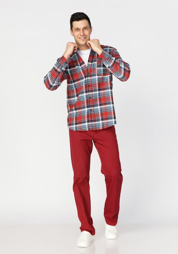 Рубашка фланелевая Квебек шир.  580, рис. 2