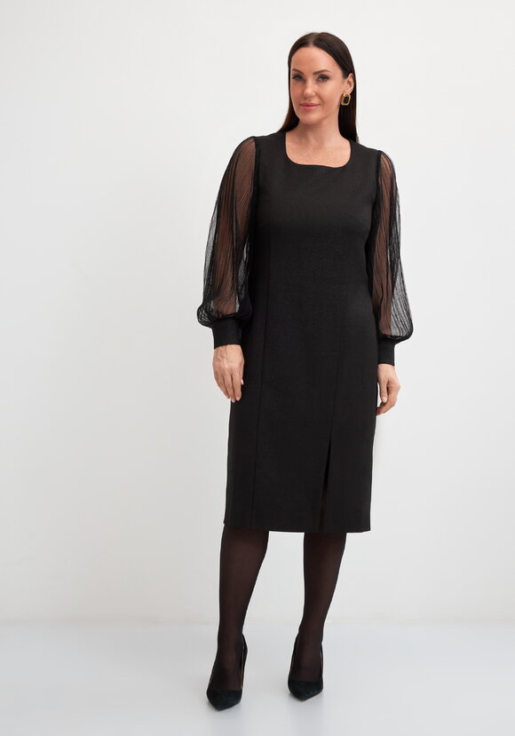 Платье вечернее с обьемными рукавами шир.  580, рис. 4