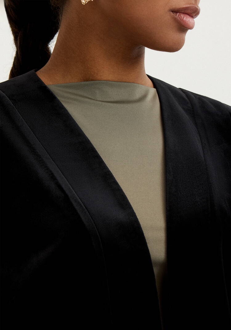 Кардиган с бахромой Мелани шир.  750, рис. 13