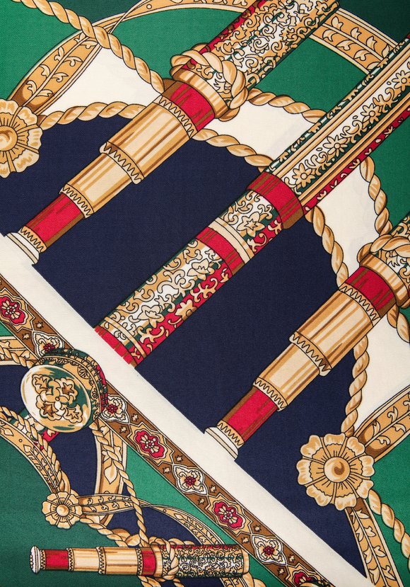 Платок шелковый Лиона шир.  580, рис. 8