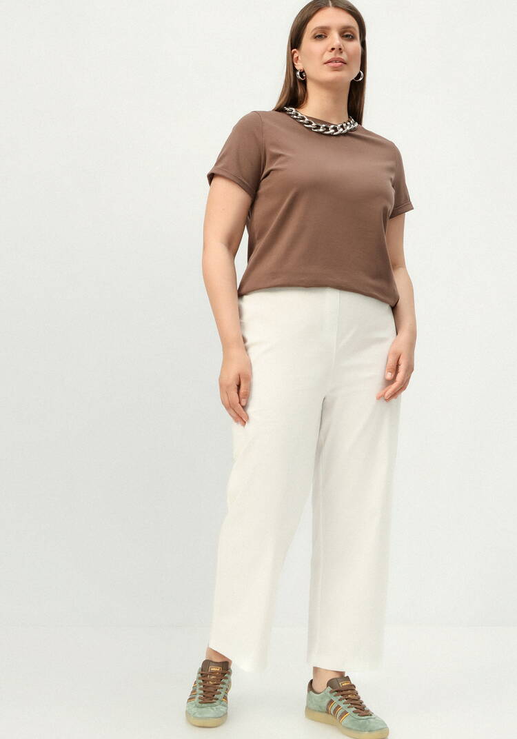 Брюки прямого кроя хлопковые шир.  750, рис. 16