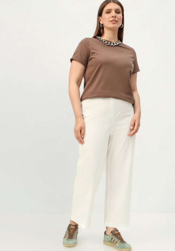 Брюки прямого кроя хлопковые шир.  580, рис. 16