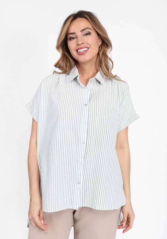 Блуза с цельнокроеным коротким рукавом шир.  580, рис. 9