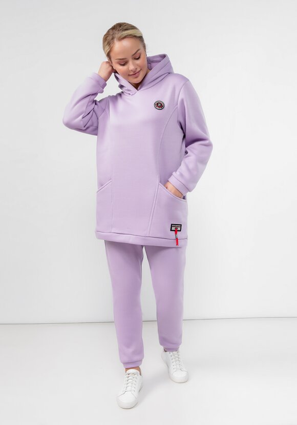 Толстовка удлиненная с капюшоном шир.  580, рис. 13