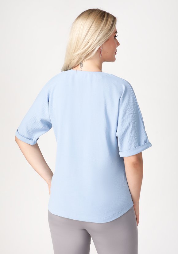 Блуза Современная классика шир.  580, рис. 2