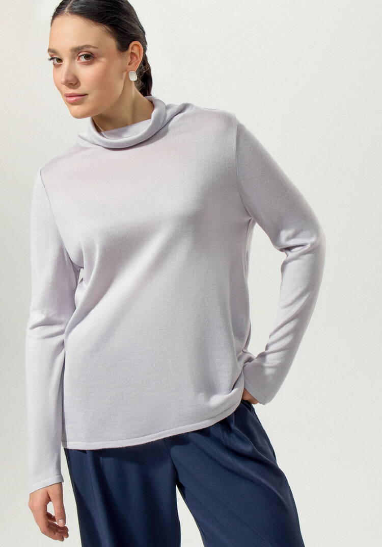 Водолазка удлиненная с воротником хомут шир.  750, рис. 8