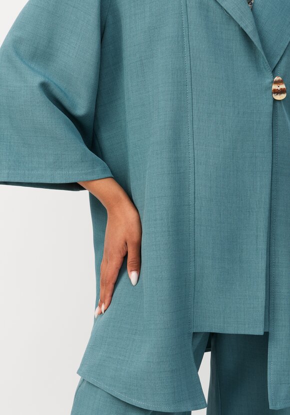 Кардиган с воротником шалька шир.  580, рис. 15