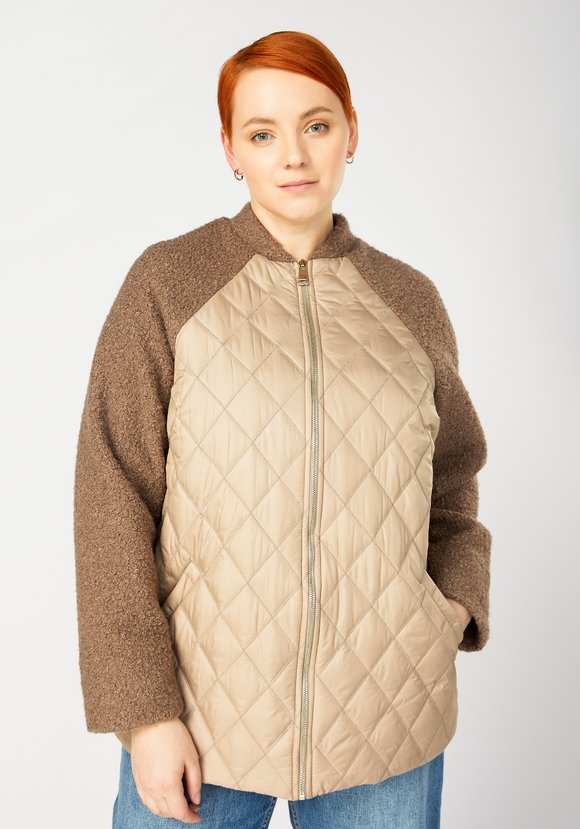 Куртка комбинированная на молнии шир.  580, рис. 1