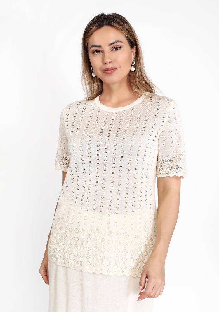 Блуза ажурная Алеся шир.  750, рис. 8