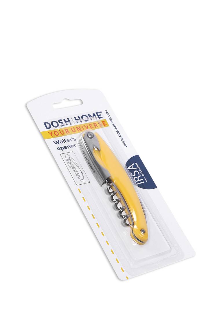 DOSH HOME Штопор официанта IRSA, желтый шир.  750, рис. 2