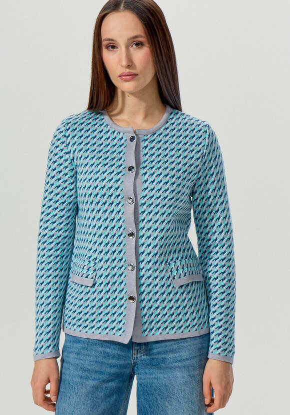 Пиджак с принтом гусиная лапка шир.  580, рис. 10