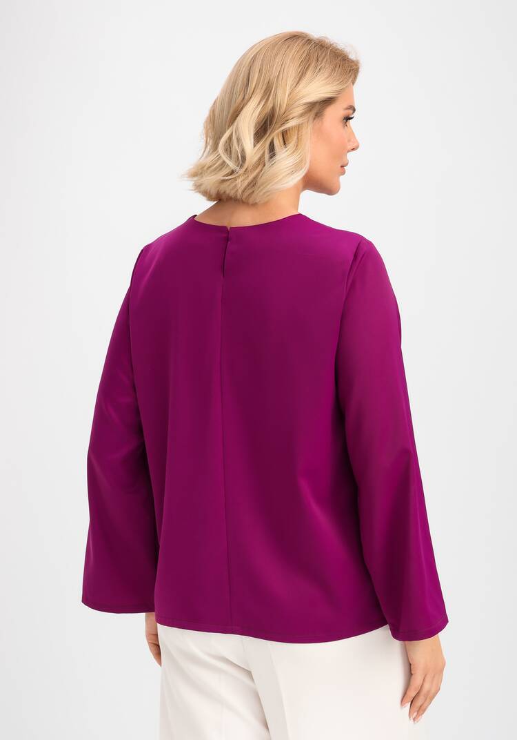 Блуза свободного кроя с шелком шир.  750, рис. 3