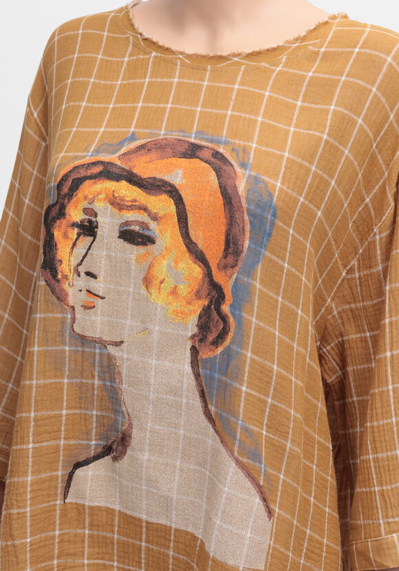 Туника из муслина с манжетами шир.  580, рис. 10