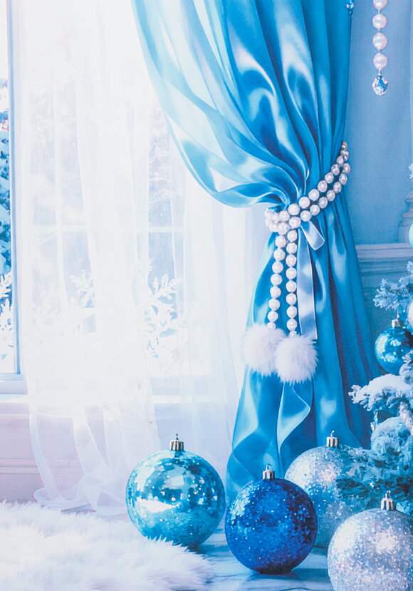 Портьеры Зимняя сказка шир.  580, рис. 13