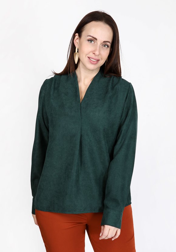 Блуза с V-вырезом горловины шир.  580, рис. 1