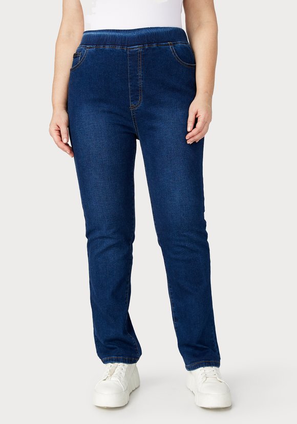 Джинсы женские Комфорт шир.  580, рис. 1