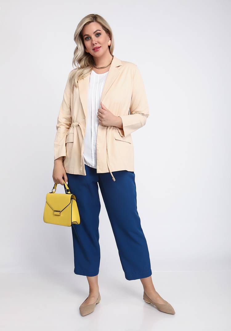 Жакет Стильный кэжуал шир.  750, рис. 7