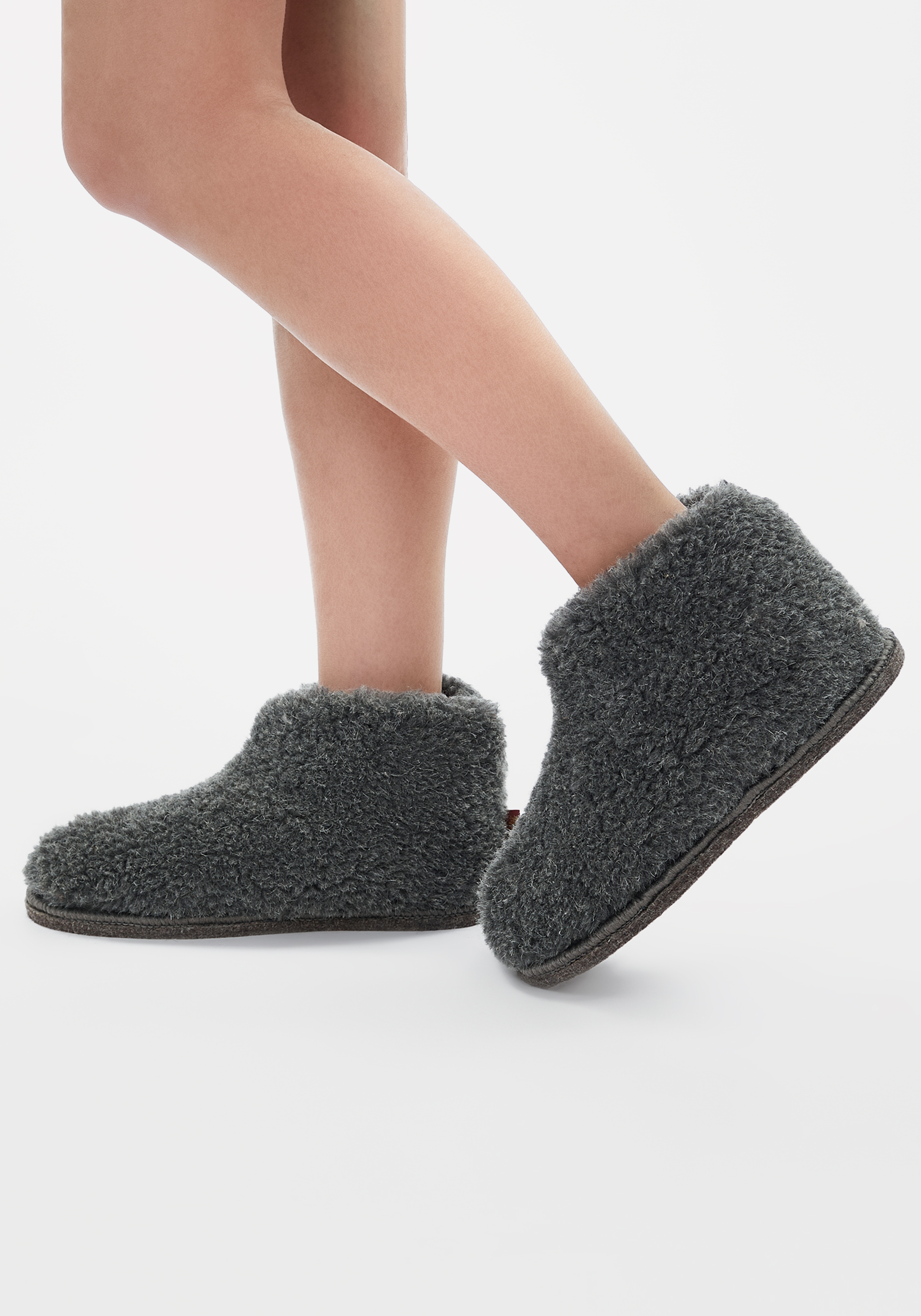 

Чуни из овечьей шeрсти, Серый