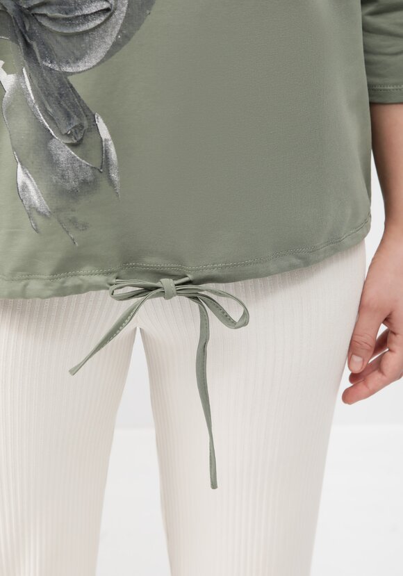 Блуза с принтом на кулиске шир.  580, рис. 30