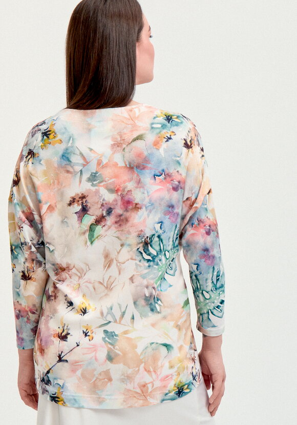 Джемпер оверсайз с акварельным рисунком шир.  580, рис. 11