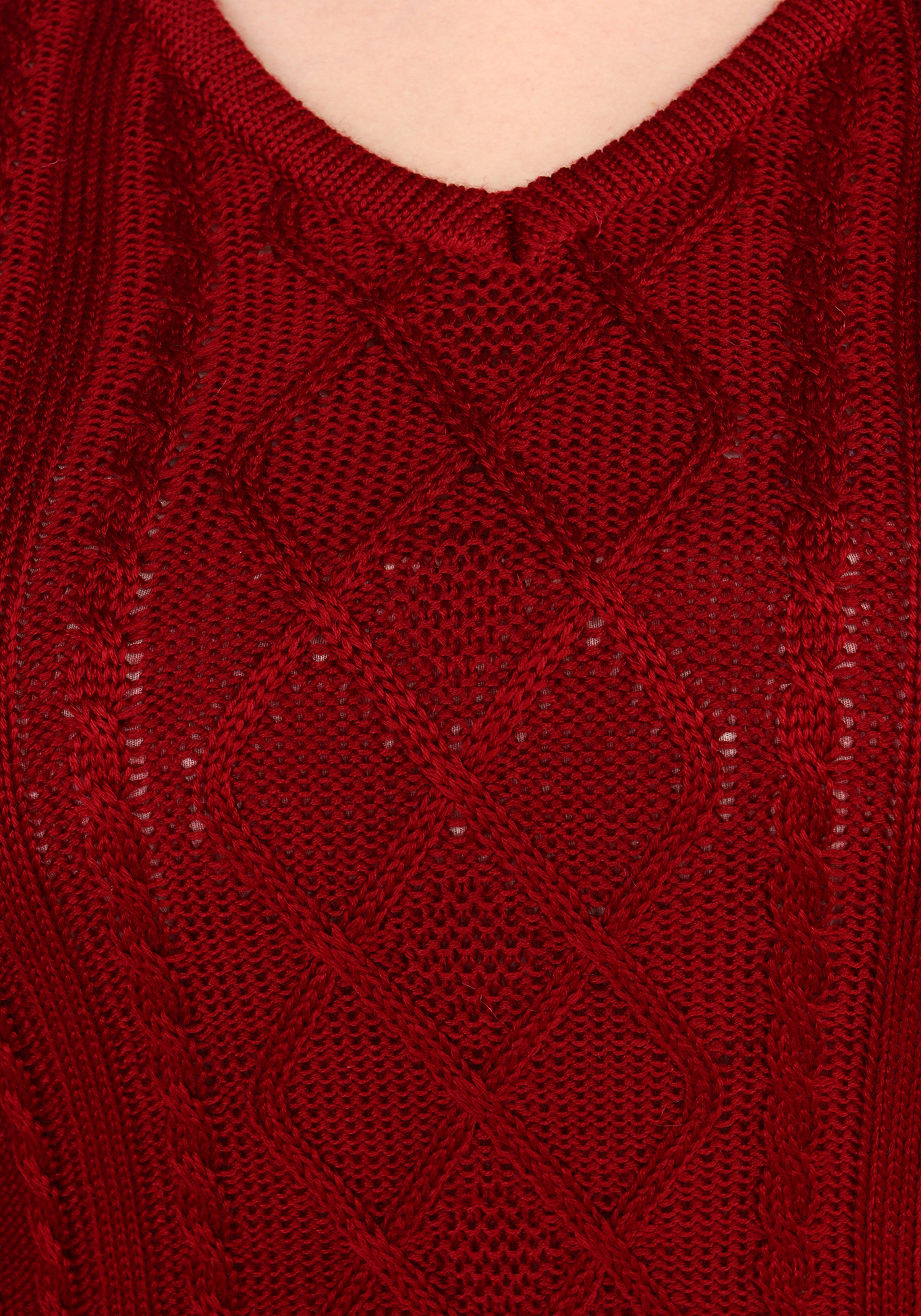 Пуловер  "Вечная Любовь" Ariadna, размер 48, цвет красный - фото 4