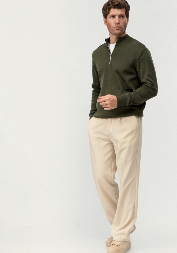 Джемпер с воротником-стойкой на молнии шир.  580, рис. 2