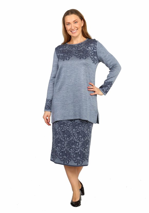 Туника Волшебство Кружев шир.  580, рис. 1