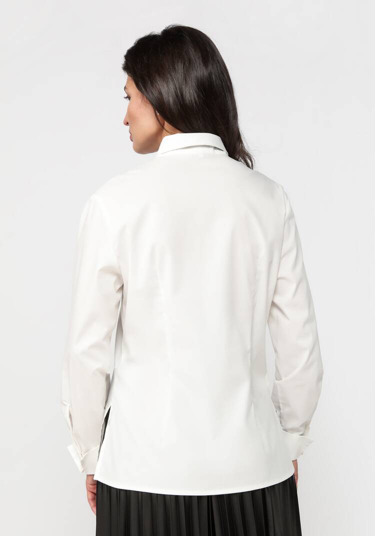 Блузка из хлопка с декором шир.  750, рис. 3