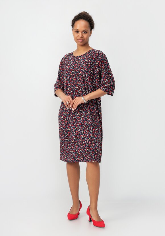 Платье Веточка сакуры шир.  580, рис. 1