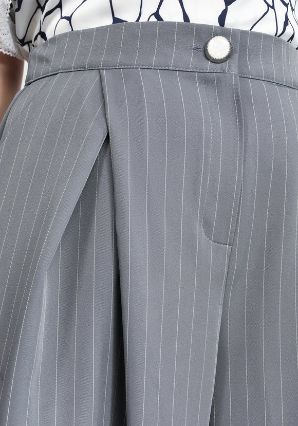 Брюки-палаццо в полоску шир.  580, рис. 3