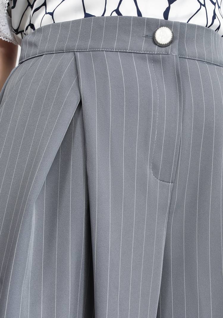 Брюки-палаццо в полоску шир.  750, рис. 3