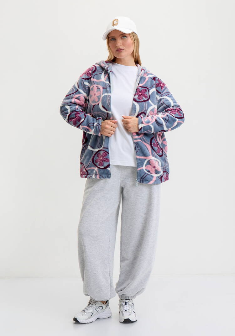 Толстовка из велсофта на молнии шир.  750, рис. 14