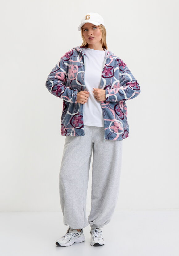 Толстовка из велсофта на молнии шир.  580, рис. 14