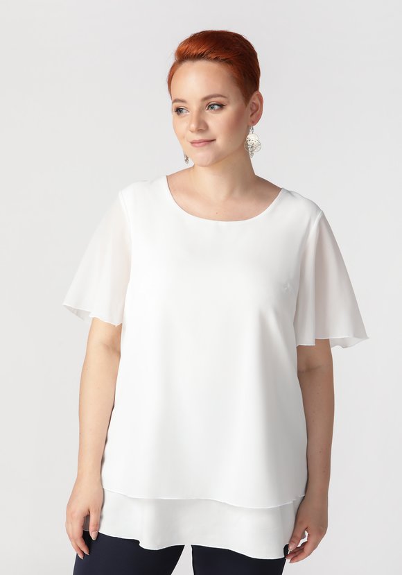 Блузка из шифона НОА шир.  580, рис. 6