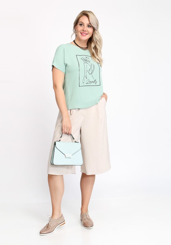 Блуза Романтическая поездка шир.  580, рис. 1