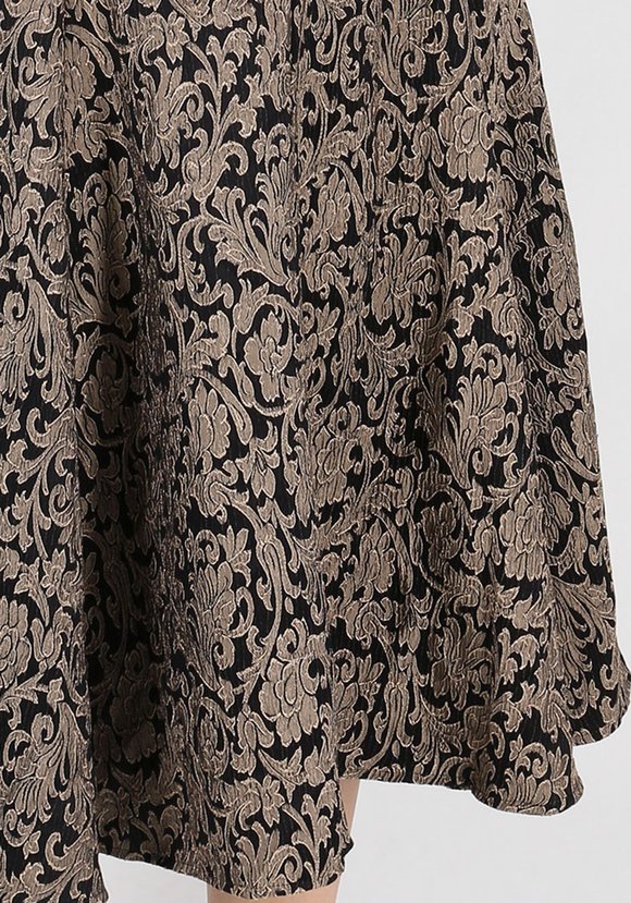 Юбка расклешенного кроя с узором шир.  580, рис. 3