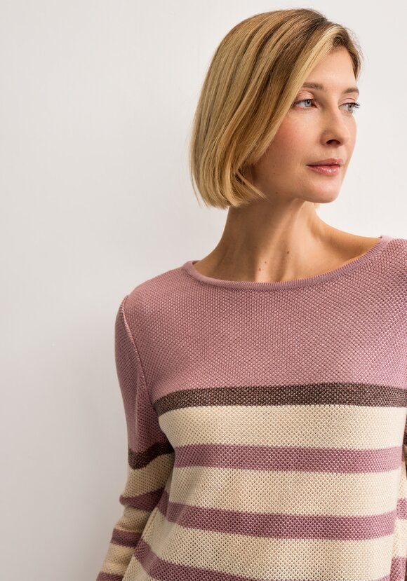 Джемпер в полоску с метанитью шир.  580, рис. 24