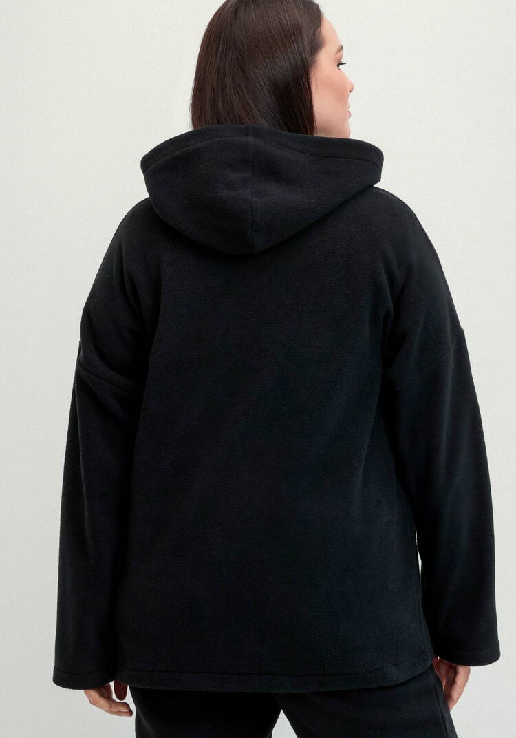 Толстовка из флиса с нашивкой на груди шир.  750, рис. 3