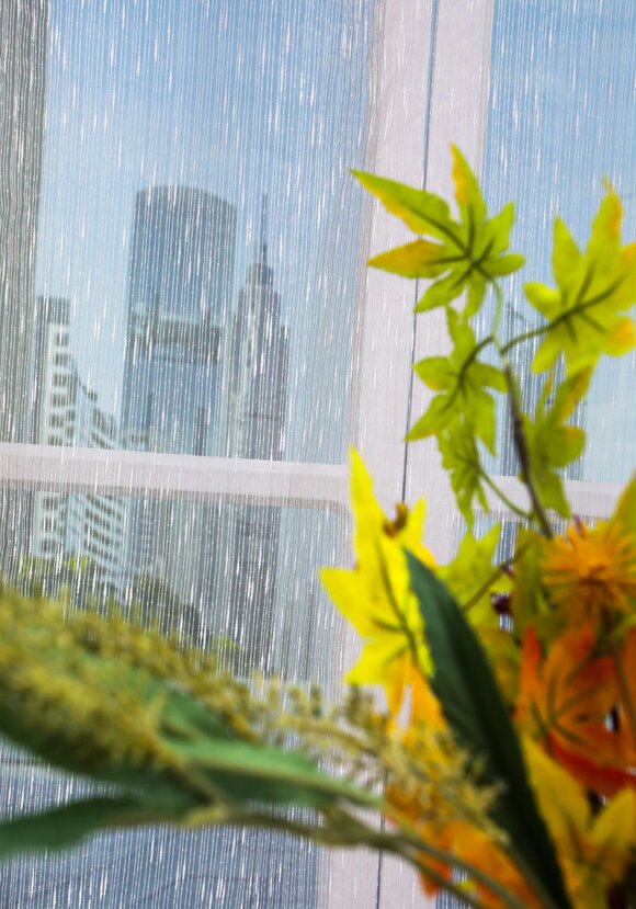 Тюль с люрексом Тривия шир.  580, рис. 5