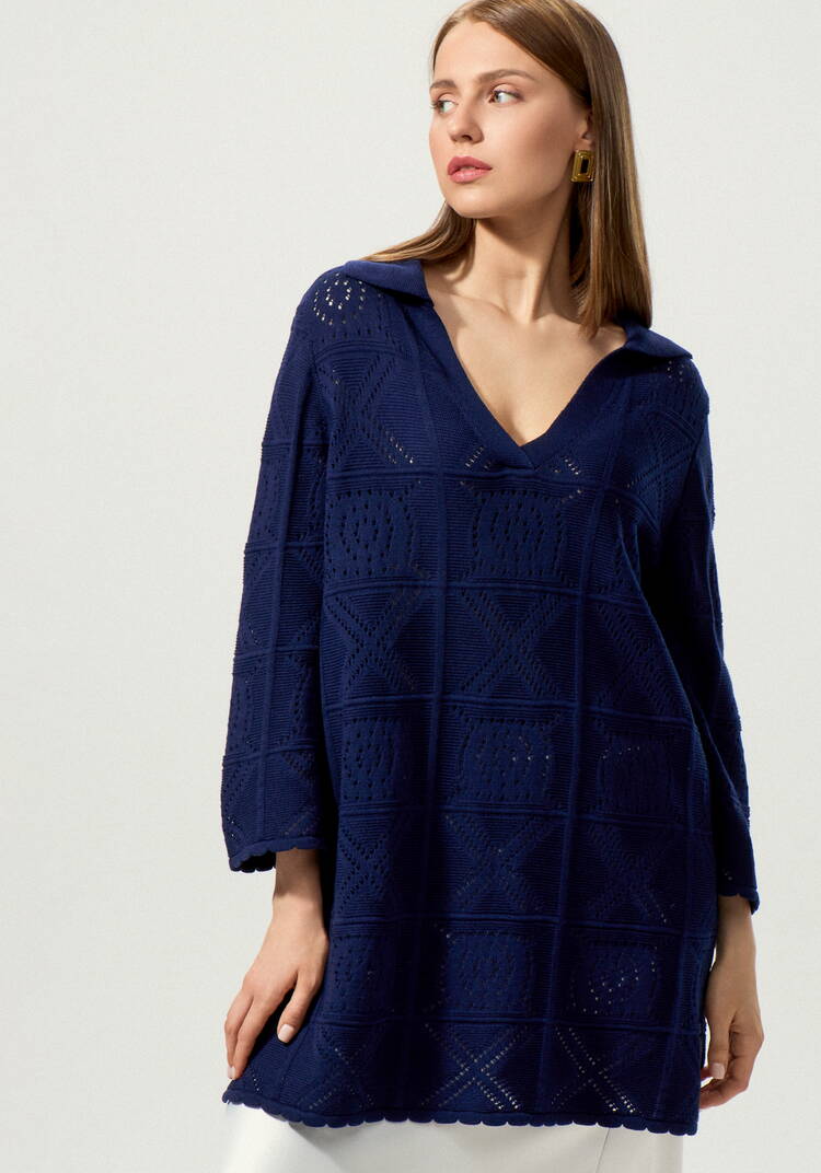 Туника с разрезами по бокам удлиненная шир.  750, рис. 31